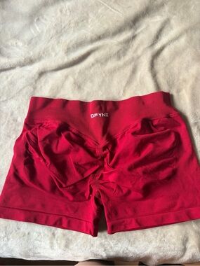 DFYNE (f a ke) Women's Athletic Shorts in Red